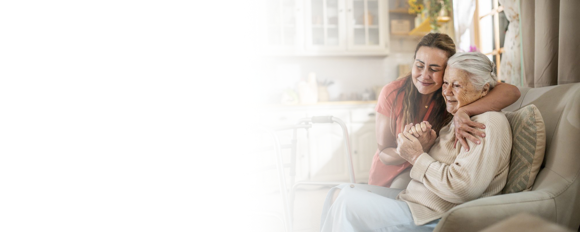 Caregiver spending time with a senior and providing senior home care in Parkersburg