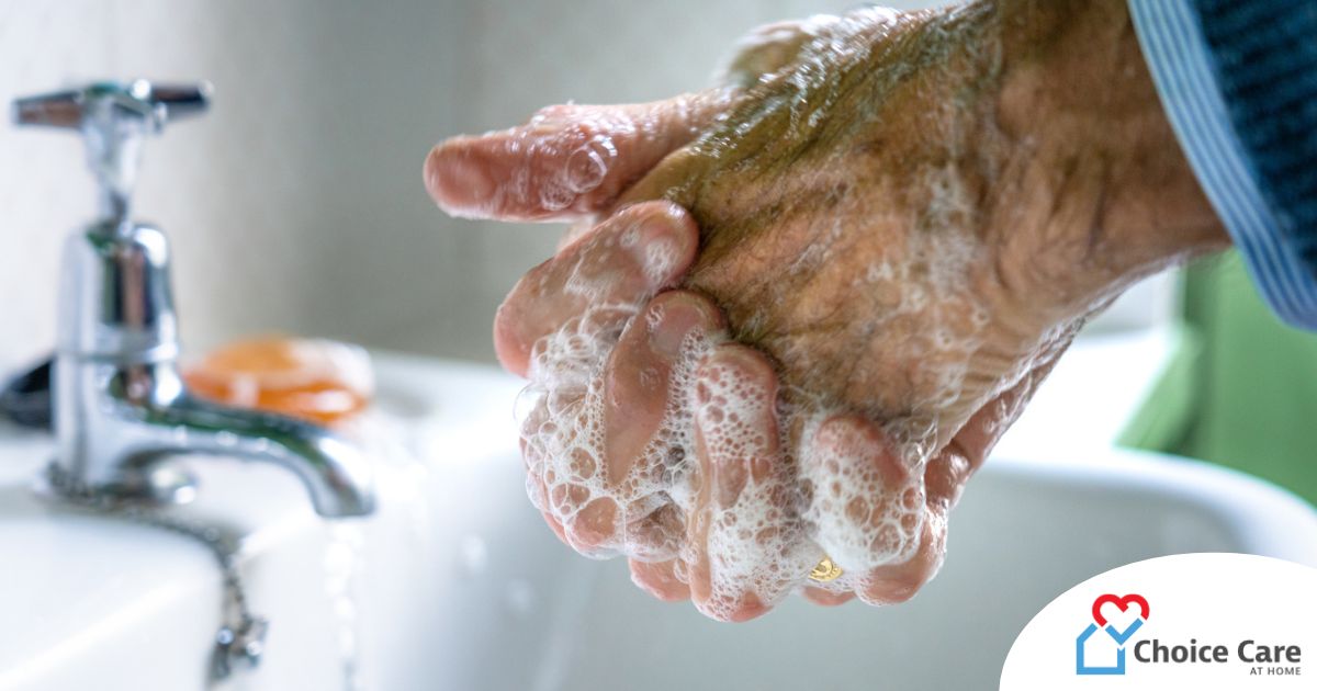 Small daily habits like hand washing support infection prevention in seniors.